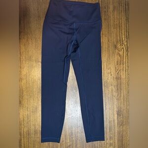 Lululemon Wunder Train High-Rise 25” Size 8 Navy